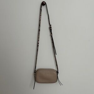 Banana Republic Tan Leather Crossbody Bag